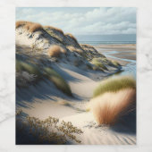 Golden Dunes Weinetikett (Einzelnes Label)