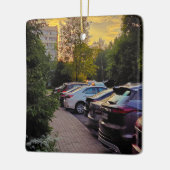 Golden Dusk City Ornament – Customizable (Links)