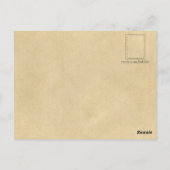 Golden Eagle Animal Alphabet Letter E Postkarte (Rückseite)