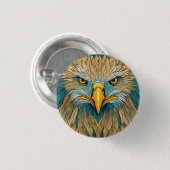 Golden Eagle Artwork Button (Vorne & Hinten)