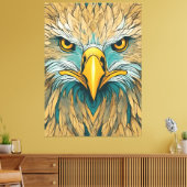 Golden Eagle Artwork Leinwanddruck (Insitu (Wohnzimmer))