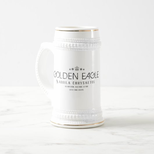 Golden Eagle Bierglas (Vorderseite Links)