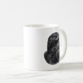 Golden Eagle Black & White Kaffeetasse (VorderseiteRechts)