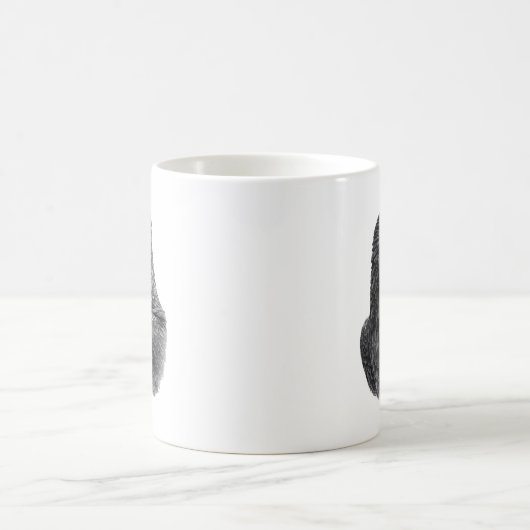 Golden Eagle Black & White Kaffeetasse (Mittel)