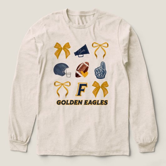 Golden Eagle Bow - Long Sleeve Shirt (Design Vorderseite)