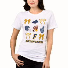 Golden Eagle Cheer Bow Shirt - Frauen