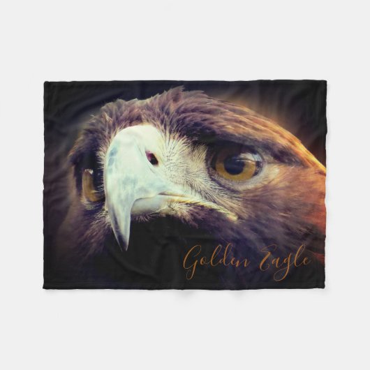 Golden Eagle [Fleece Blanket] Fleecedecke (Vorderseite (Horizontal))