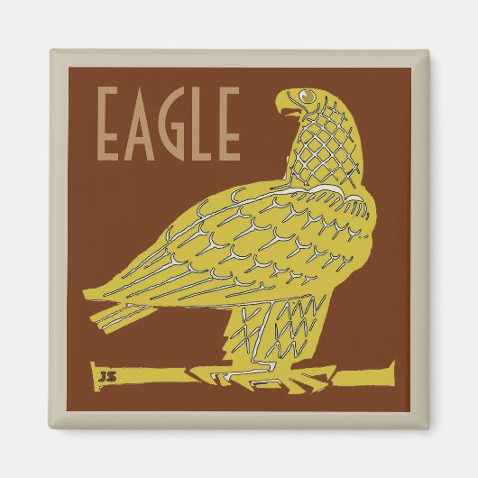 Golden Eagle, fügen Sie Text Magnet (Vorne)