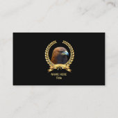 Golden Eagle & Gold Laurel Wreath Visitenkarte (Rückseite)
