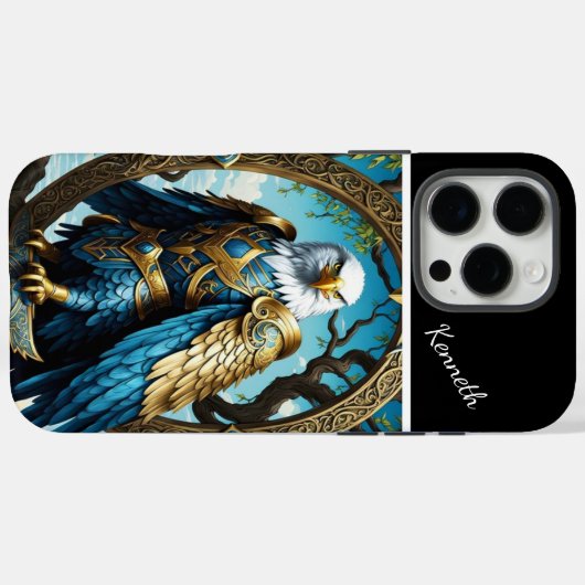 Golden Eagle Guardian Case-Mate iPhone Hülle (Rückseite (Horizontal))