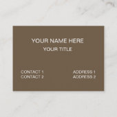 Golden Eagle Head Visitenkarte (Rückseite)