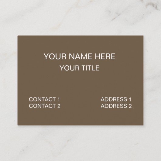 Golden Eagle Head Visitenkarte (Rückseite)