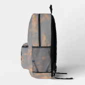 Golden Eagle in Cloudy Sky Backpack Bedruckter Rucksack (Rechts)