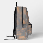 Golden Eagle in Cloudy Sky Backpack Bedruckter Rucksack (Links)