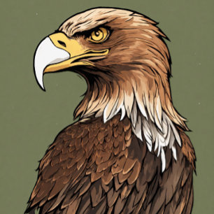 Golden Eagle Majesty Inklusiv gedruckter T - Shirt