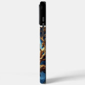 Golden Eagle Moon Uhr Case-Mate iPhone Hülle (Rückseite / Links)