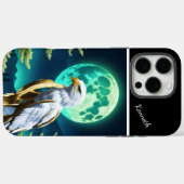 Golden Eagle Moon Uhr Case-Mate iPhone Hülle (Rückseite (Horizontal))