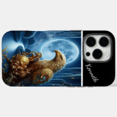 Golden Eagle Moon Watch Case-Mate iPhone Hülle (Rückseite (Horizontal))
