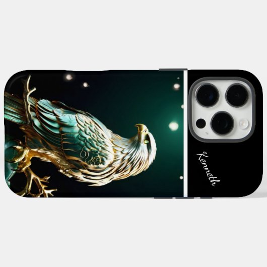 Golden Eagle Perches Case-Mate iPhone Hülle (Rückseite (Horizontal))