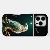 Golden Eagle Perches iPhone Hülle (Rückseite (Horizontal))