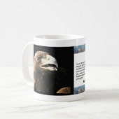 Golden Eagle Portrait Kaffeetasse (Vorderseite Links)
