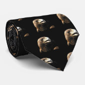Golden Eagle Portrait Krawatte (Gerollt)