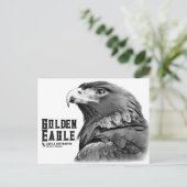 Golden Eagle Postkarte (Stehend Vorderseite)