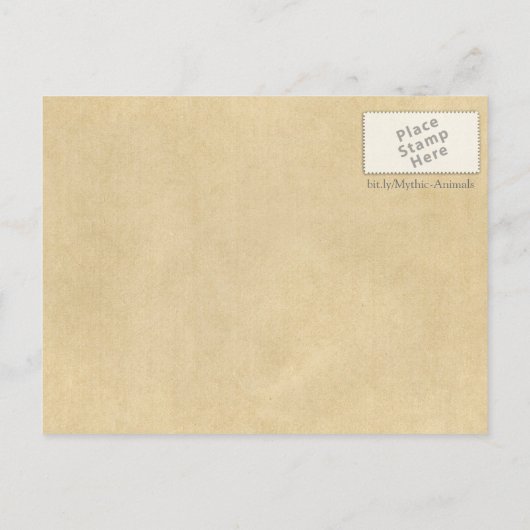Golden Eagle Silver Dragon Postkarte (Rückseite)