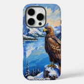 Golden Eagle, Snowy Mountain Lake Case-Mate iPhone Hülle (Rückseite)