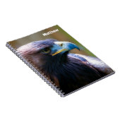 Golden Eagle Spiral Notebook Notizblock (Rechte Seite)