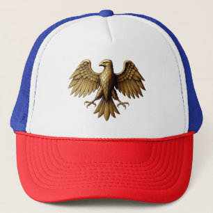 Golden Eagle T - Shirt Design Majestic Bird Grap Truckerkappe