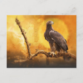 Golden Eagle The GOLDEN ONE Postkarte