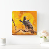 Golden Eagle The GOLDEN ONE Quadratische Wanduhr (Zuhause)
