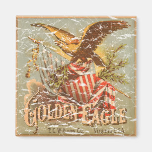 Golden Eagle Tobacco 1900 - abgenutzt Magnet