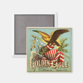 Golden Eagle Tobacco 1900 Magnet (Vorderseite/Rückseite)