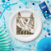 Golden Eagle USA Unabhängigkeitstag 4. Juli Pappteller (Party)