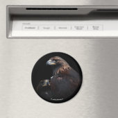 Golden Eagles: Schönheiten Thru the Bars Magnet (In Situ (Geschirrspüler))