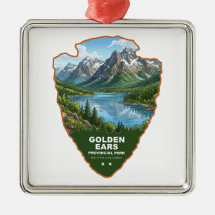 Golden Ears Provincial Park Arrowhead Ornament Aus Metall