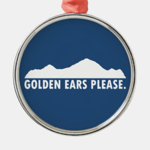 Golden Ears Provincialpark Bitte Ornament Aus Metall