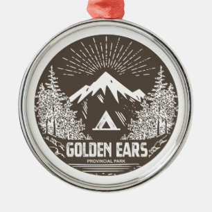 Golden Ears Provincialpark British Columbia Ornament Aus Metall