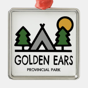 Golden Ears Provincialpark British Columbia Ornament Aus Metall