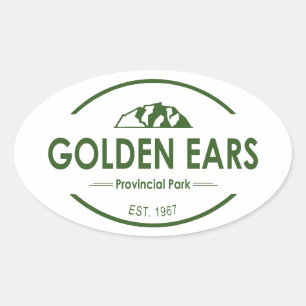 Golden Ears Provincialpark British Columbia Ovaler Aufkleber