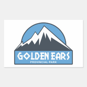 Golden Ears Provincialpark British Columbia Rechteckiger Aufkleber