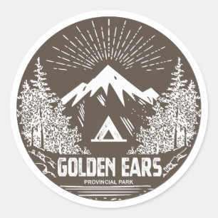 Golden Ears Provincialpark British Columbia Runder Aufkleber