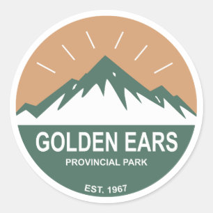 Golden Ears Provincialpark British Columbia Runder Aufkleber