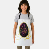 Golden Easter Egg and Elegant Iris Schürze (Insitu)