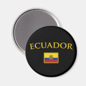 Golden Ecuador Magnet (Vorderseite/Rückseite)