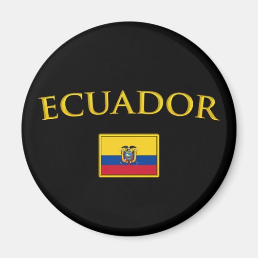 Golden Ecuador Magnet (Vorne)