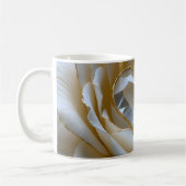 Golden-Edged Purity Crystal Rose Mug Kaffeetasse (Links)