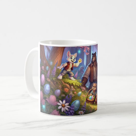 Golden Egg Discovery - Osterwalderlebnis Kaffeetasse (Vorderseite Links)